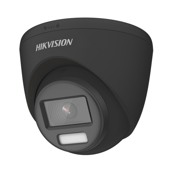 Hikvision DS-2CE72KF0T-FS(2.8mm)/BLACK 3K fixed lens ColorVu turret camera with audio